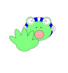 水球頑張るカエル No.2（個別スタンプ：4）