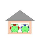 水球頑張るカエル No.2（個別スタンプ：30）