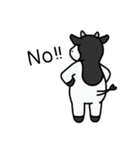 愉快な牛さん達2（個別スタンプ：4）