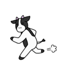 愉快な牛さん達2（個別スタンプ：21）