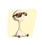 The little Ostrich（個別スタンプ：25）