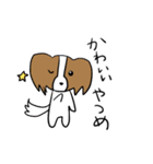 日常と煽りとパピヨン（個別スタンプ：7）
