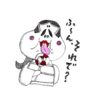 おかめ、ひょっとこ、きつねさん（個別スタンプ：14）