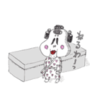 おかめ、ひょっとこ、きつねさん（個別スタンプ：21）