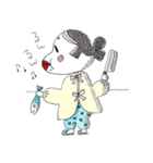 おかめ、ひょっとこ、きつねさん（個別スタンプ：23）