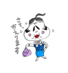 おかめ、ひょっとこ、きつねさん（個別スタンプ：25）