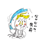 おかめ、ひょっとこ、きつねさん（個別スタンプ：28）