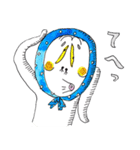 おかめ、ひょっとこ、きつねさん（個別スタンプ：37）