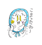おかめ、ひょっとこ、きつねさん（個別スタンプ：38）
