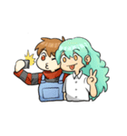 Imajinatta: Daily life and friends（個別スタンプ：7）