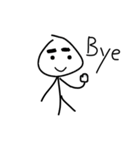 Matchstick man also human（個別スタンプ：19）
