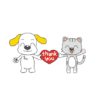 Woof ＆ Meow（個別スタンプ：22）