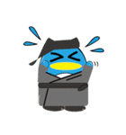 ペンペン 黒衣ver.（個別スタンプ：13）