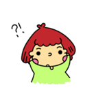 Meng stay red with green couple（個別スタンプ：2）