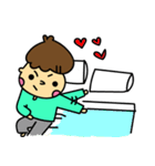 Meng stay red with green couple（個別スタンプ：4）