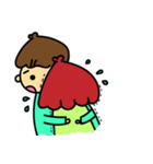 Meng stay red with green couple（個別スタンプ：12）