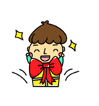 Meng stay red with green couple（個別スタンプ：15）