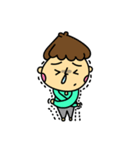 Meng stay red with green couple（個別スタンプ：16）