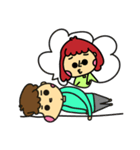 Meng stay red with green couple（個別スタンプ：20）