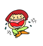 Meng stay red with green couple（個別スタンプ：23）