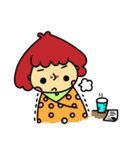 Meng stay red with green couple（個別スタンプ：33）