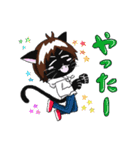ハーフキャット・ピープル（個別スタンプ：34）