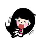 Girl P.Piue New hair style（個別スタンプ：1）
