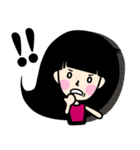 Girl P.Piue New hair style（個別スタンプ：2）