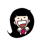 Girl P.Piue New hair style（個別スタンプ：3）