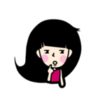 Girl P.Piue New hair style（個別スタンプ：7）