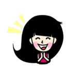 Girl P.Piue New hair style（個別スタンプ：11）