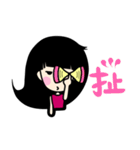 Girl P.Piue New hair style（個別スタンプ：16）