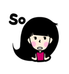 Girl P.Piue New hair style（個別スタンプ：27）
