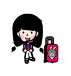 Girl P.Piue New hair style（個別スタンプ：31）