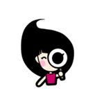 Girl P.Piue New hair style（個別スタンプ：37）