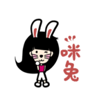 Girl P.Piue New hair style（個別スタンプ：38）