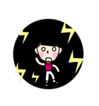 Girl P.Piue New hair style（個別スタンプ：40）