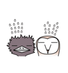 エミューとメンフクロウ（個別スタンプ：39）