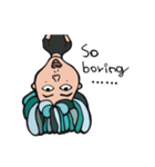 Central parting girl（個別スタンプ：38）