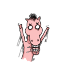Rocky, the pink horse（個別スタンプ：11）