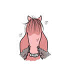 Rocky, the pink horse（個別スタンプ：15）