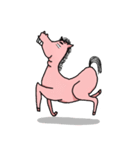 Rocky, the pink horse（個別スタンプ：22）
