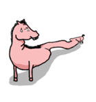 Rocky, the pink horse（個別スタンプ：40）