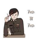 Cute police woman（個別スタンプ：6）