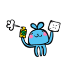 電波！うさぎ宇宙人。（個別スタンプ：30）