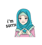 Sweet Hijab Girl（個別スタンプ：11）