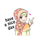 Sweet Hijab Girl（個別スタンプ：15）