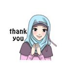 Sweet Hijab Girl（個別スタンプ：18）