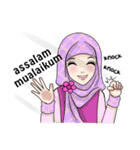Sweet Hijab Girl（個別スタンプ：29）
