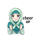 Sweet Hijab Girl（個別スタンプ：33）